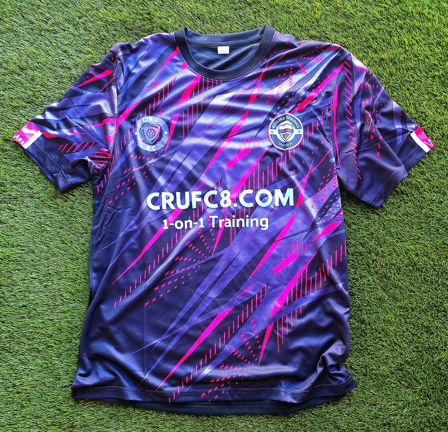 Boiling Springs United FC/Cru FC Black Training Top